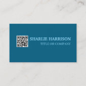 Carte de visite avec code QR (Devant)
