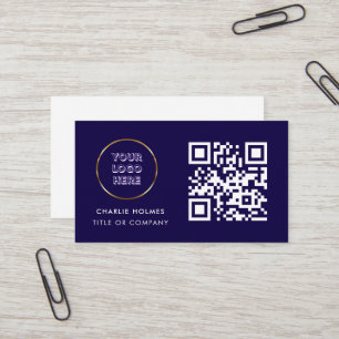 Carte de visite avec code QR