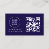 Carte de visite avec code QR (Devant)