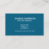 Carte de visite avec code QR (Dos)