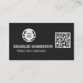 Carte de visite avec code QR (Devant)