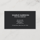 Carte de visite avec code QR (Dos)