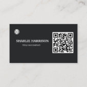 Carte de visite avec code QR (Devant)