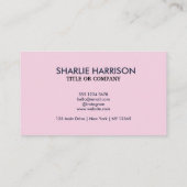 Carte de visite avec code QR (Dos)