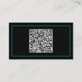Carte de visite avec code QR - Choisir des couleur (Dos)