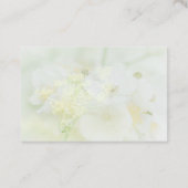 Carte de visite avec design macrofloral (Dos)