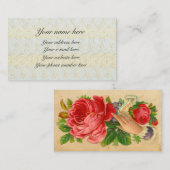 Carte de visite avec dessus découpé avec des (Devant / Derrière)