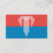 Carte de visite avec drapeau de Kansas City, Misso (Dos)