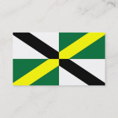 Carte de visite avec Drapeau de Monterey, Californ (Dos)