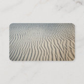 Carte de visite avec fond de sable de mer texturé (Dos)