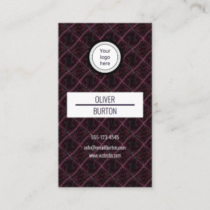 Carte de visite avec fond texturé