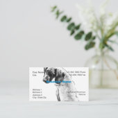 Carte de visite avec graphique de chiot - HAMbyWG (Debout devant)