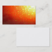 Carte de visite avec la conception solaire (Devant / Derrière)