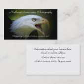 Carte de visite avec l'aigle (Devant / Derrière)