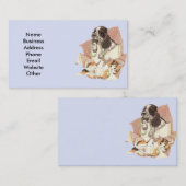 Carte de visite avec le chien et le chat (Devant / Derrière)
