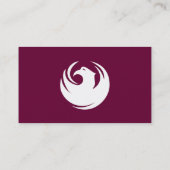 Carte de visite avec le drapeau de la ville de Pho (Dos)
