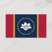 Carte de visite avec le drapeau de l'État du Missi (Dos)
