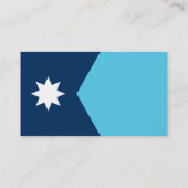 Carte de visite avec le drapeau du Minnesota (Dos)