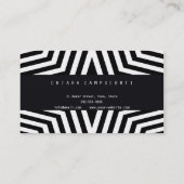 Carte de visite avec le profil sous convention (Dos)