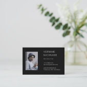 Carte de visite avec modèle (Debout devant)