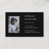 Carte de visite avec modèle (Devant)