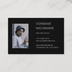 Carte de visite avec modèle