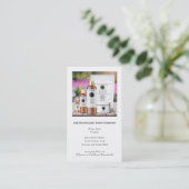 Carte de visite avec photo (Debout devant)