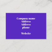 Carte de visite avec psychedilc (Dos)