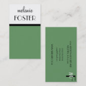 Carte De Visite Avec succès simple (Devant / Derrière)