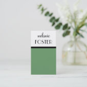 Carte De Visite Avec succès simple (Debout devant)