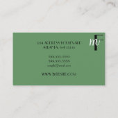 Carte De Visite Avec succès simple (Dos)
