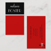 Carte De Visite Avec succès simple (Devant / Derrière)