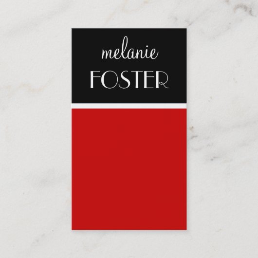 Carte De Visite Avec succès simple (Devant)