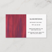 Carte de visite avec texture bois. (Devant)