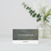 Carte de visite avec texture en béton. (Debout devant)