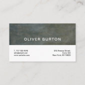 Carte de visite avec texture en béton. (Dos)