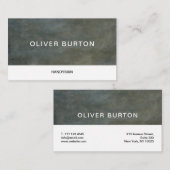 Carte de visite avec texture en béton. (Devant / Derrière)