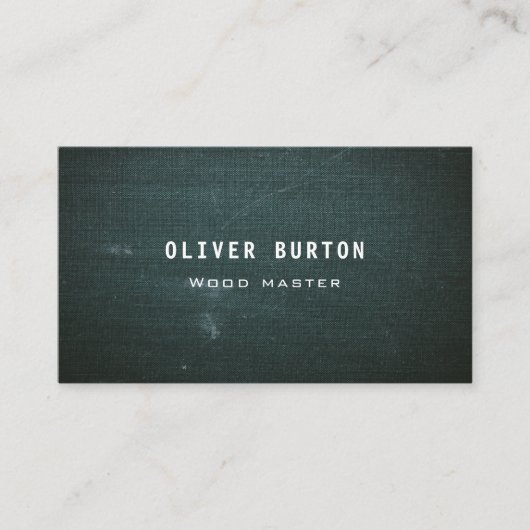 Carte de visite avec texture foncée pour le travai (Devant)