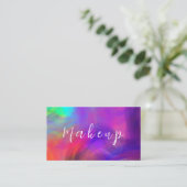 Carte de visite avec un fond lumineux (Debout devant)