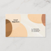 Carte de visite avec une abstraction dans le Scand (Devant)