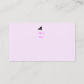 Carte de visite : avec une touche nature (Dos)