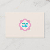 Carte de visite avec votre logo (Dos)