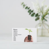 Carte De Visite Avenir agricole (Debout devant)