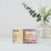 Carte De Visite Avenir ancien Conception inhabituelle (Debout devant)