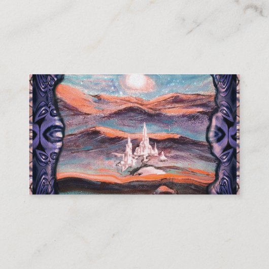 Carte De Visite Avenir ancien Conception inhabituelle (Dos)