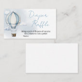 Carte De Visite Aventure Attend Baby shower Déchets Raffle (Devant / Derrière)