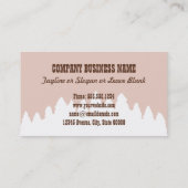 Carte De Visite Aventure de guide de montagne (Dos)