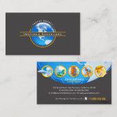 Carte De Visite Aventure inspirée | Tourisme | Agent de voyage (Devant / Derrière)