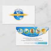 Carte De Visite Aventure inspirée | Tourisme | Agent de voyage (Devant / Derrière)