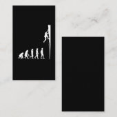 Carte De Visite Aventurier de l'escalade de l'évolution des Escala (Devant / Derrière)